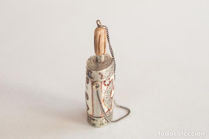 Coleccionismo: SNUFF BOTTLE CON MARFIL INCRUSTADO - Foto 3