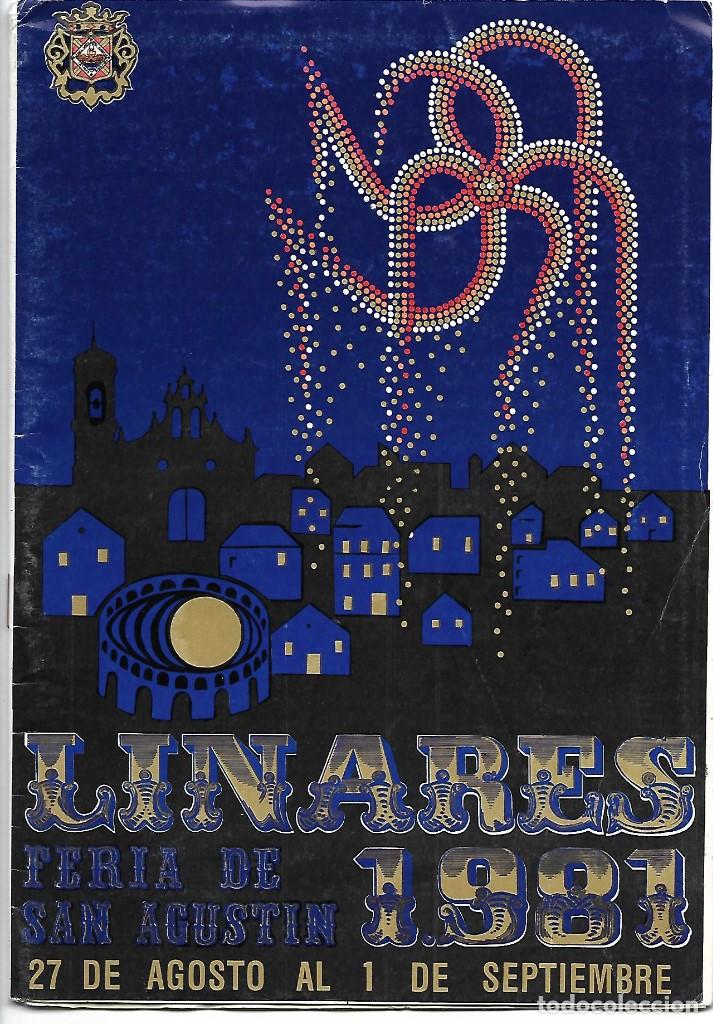 Coleccionismo: PROGRAMA DE LA FERIA DE SAN AGUSTIN, LINARES 1981 - Foto 1