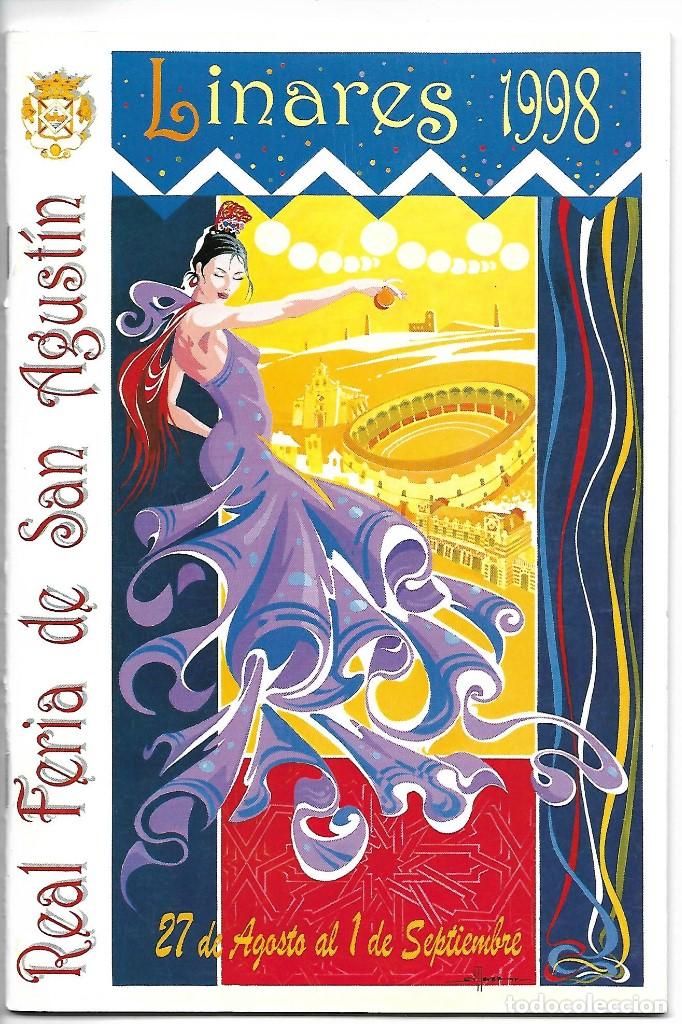 Coleccionismo: PROGRAMA DE LA FERIA DE SAN AGUSTIN, LINARES 1998 - Foto 1