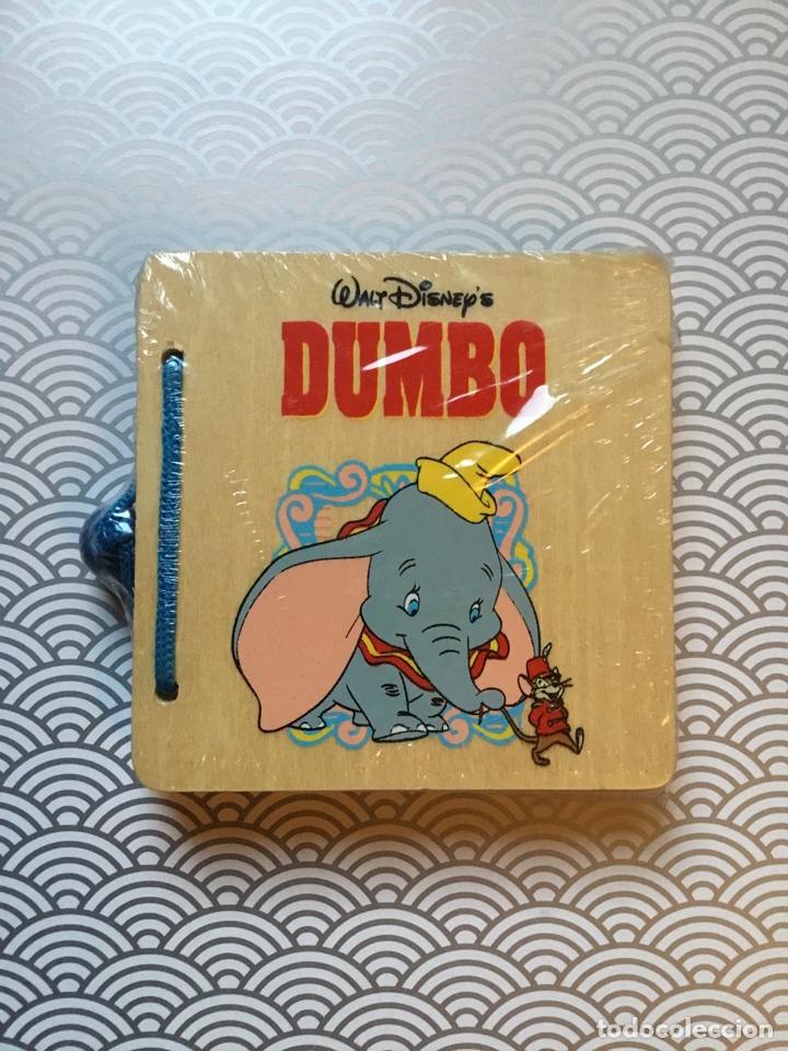 Coleccionismo: Libro de madera Dumbo - Borras - Walt Disney - A&ntilde;os 80 - DESCATALOGADO A ESTRENAR SIN ABRIR RARO