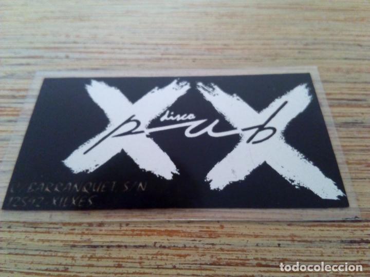 Colecionismo: DISCO PUB XX XILXES TARJETA PLASTICA VER IM&Aacute;GENES
