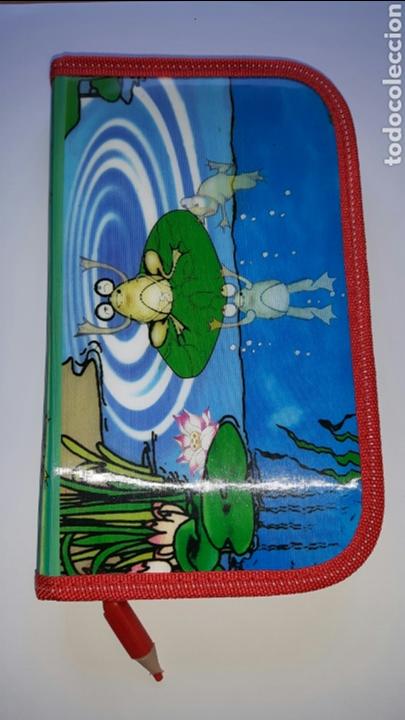 Coleccionismo: ESTUCHE ESCOLAR DE CREMALLERA, PLUMIER ACHAROLADO