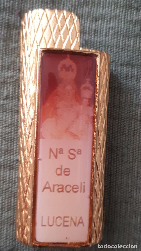 Coleccionismo: Funda para mechero - N&ordf; S&ordf; de Araceli - Lucena - Foto 1