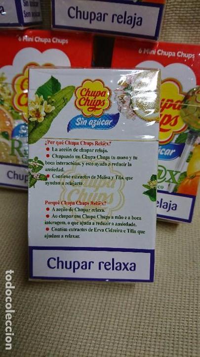 Coleccionismo: LOTE M&Iacute;NI CHUPA CHUPS RELAX SABOR C&Iacute;TRICO - Foto 3
