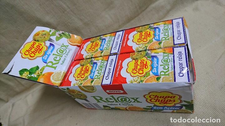 Coleccionismo: LOTE M&Iacute;NI CHUPA CHUPS RELAX SABOR C&Iacute;TRICO - Foto 4
