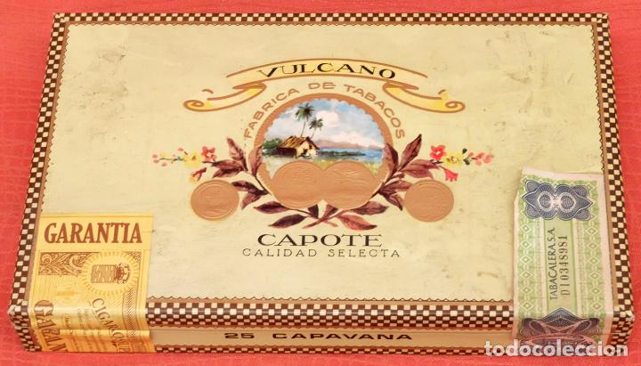 Coleccionismo: CAJA COMPLETA Y PRECINTADA CON 25 COPAVANA DE LA MARCA VULCANO . CAPOTE - Foto 1