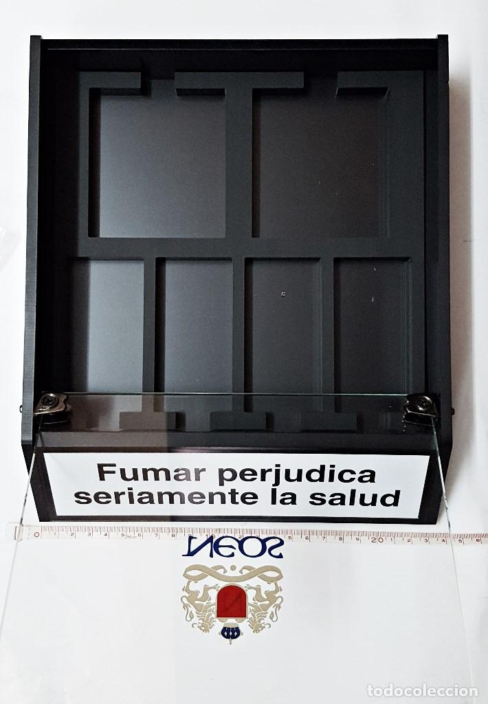 Coleccionismo: Expositor de mostrador de cigarrillos NEOS. - Foto 2
