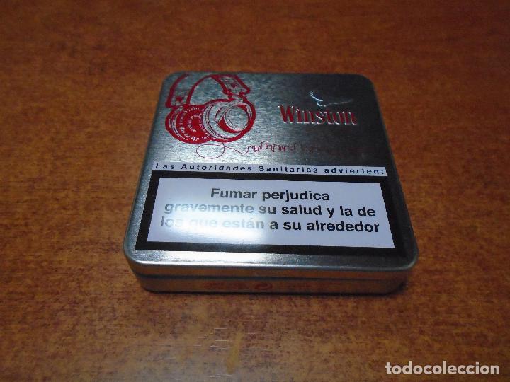 Coleccionismo: CAJA MET&Aacute;LICA WINSTON CLASSIC - Foto 2