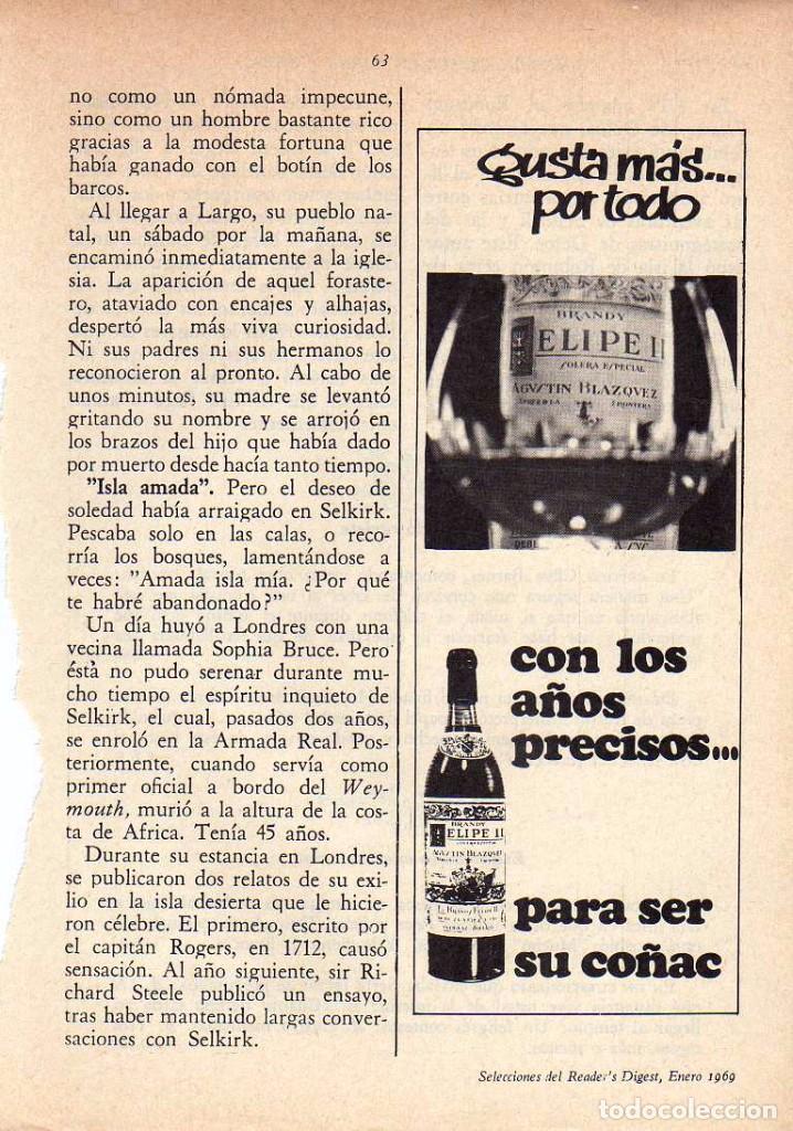 Coleccionismo: ANUNCIO PUBLICIDAD CO&Ntilde;AC FELIPE II