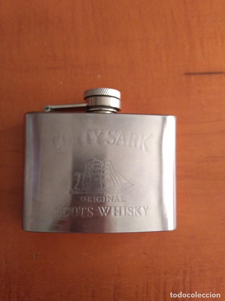 Coleccionismo: Petaca Cutty Sark original Scots Whisky - Foto 1