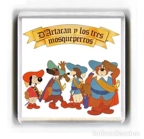 Collezionismo: IMAN ACRILICO NEVERA - DIBUJOS ANIMADOS DARTACAN Y LOS TRES MOSQUEPERROS