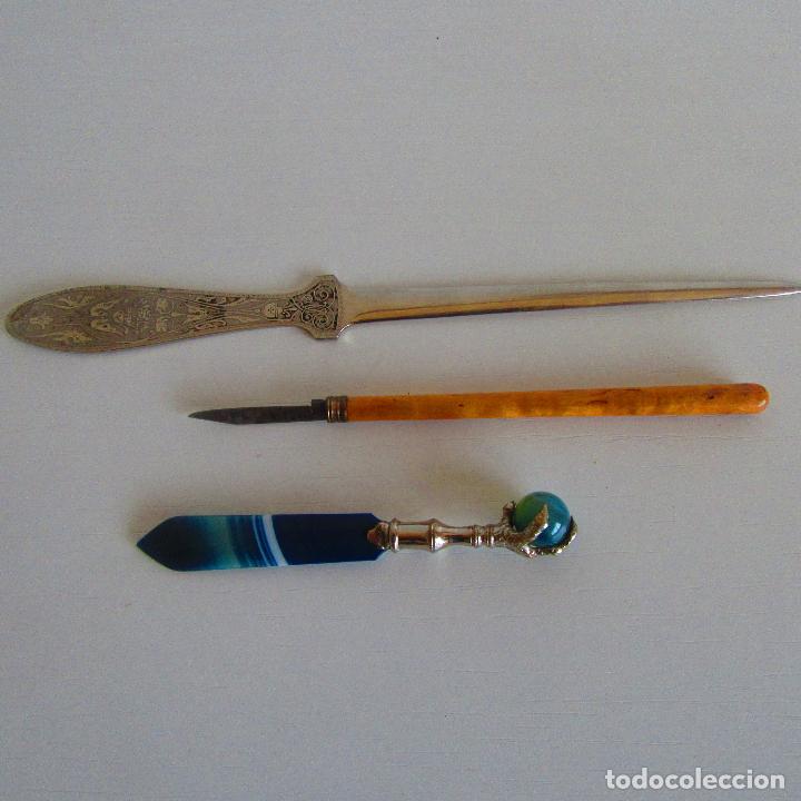 Coleccionismo: Lote antiguos abrecartas