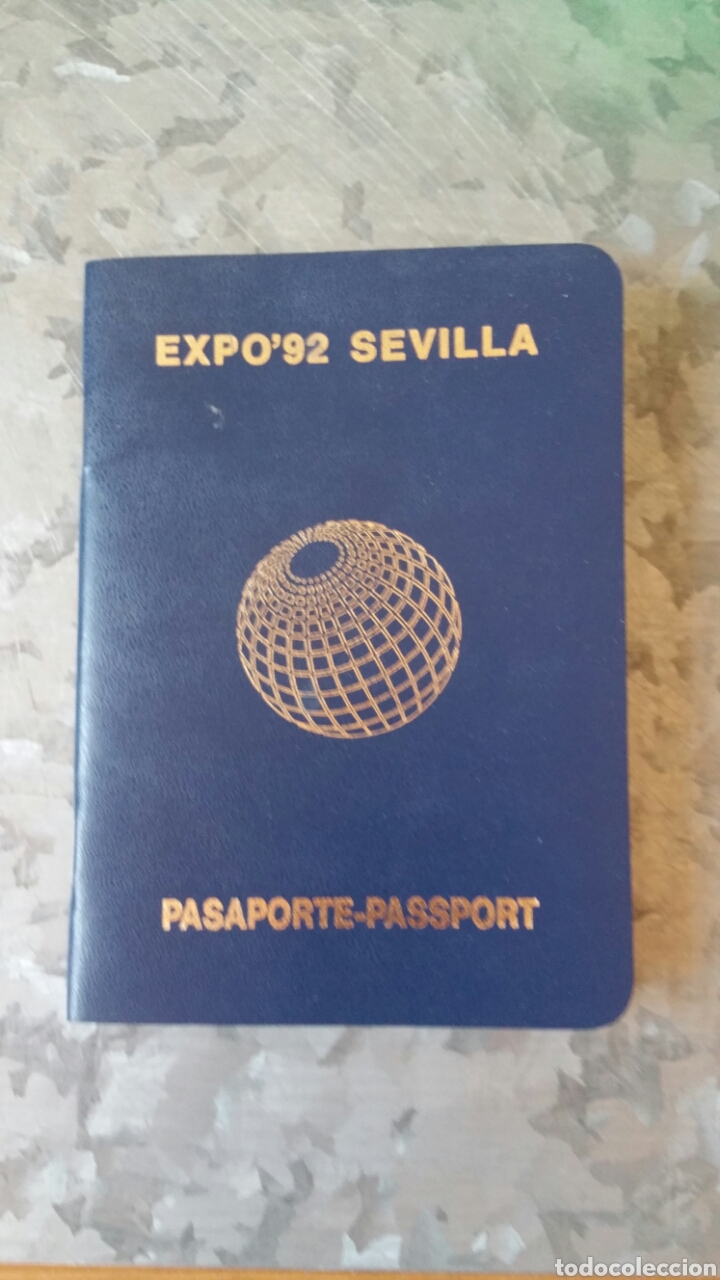 Coleccionismo: Pasaporte EXPO 92 SEVILLA - Foto 1