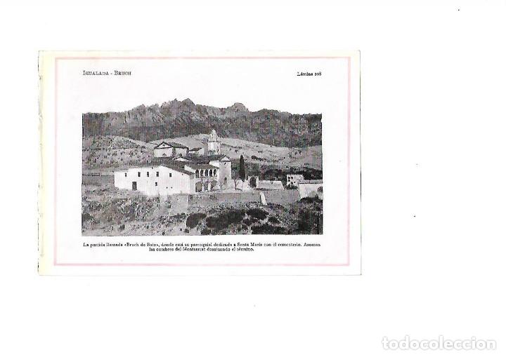 Coleccionismo: A&Ntilde;O 1922 LAMINA FOTOGRAFICA TIPO POSTAL FOTOGRAFIA IGUALADA BRUCH BRUC DE BAIX IGLESIA CEMENTERIO