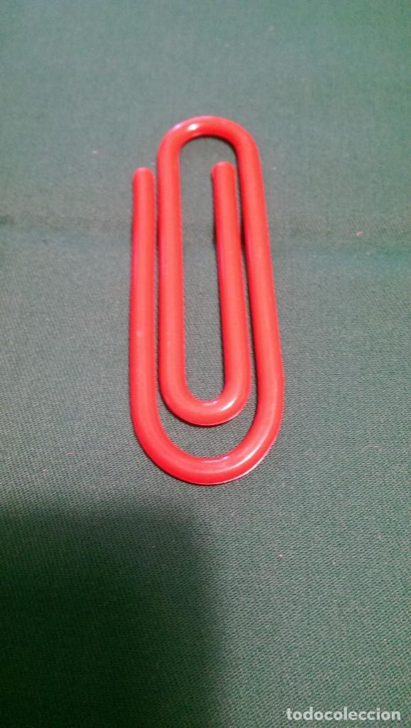 Colecionismo: CLIP GRANDE ROJO