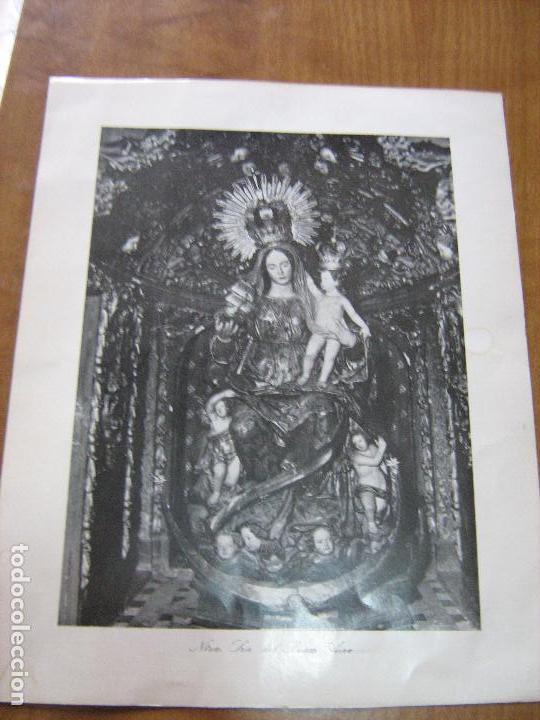 Coleccionismo: LAMINA 29X24 CM - NTRA SRA BUEN AIRE - VISITA BUENO MONREAL 26 MAYO 1968