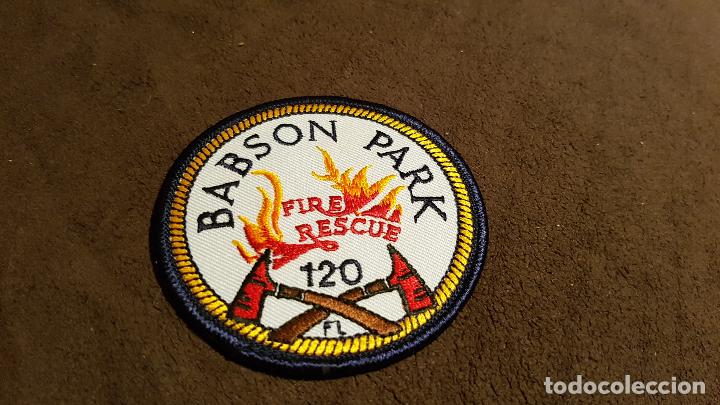 Sammeln: PARCHE ESCUDO BORDADO EMBLEMA PARQUE BOMBEROS BASBON PARK FIRE RESCUE 120