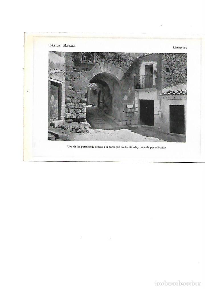 Coleccionismo: A&Ntilde;O 1922 LAMINA FOTOGRAFICA TIPO POSTAL FOTOGRAFIA MAYALS MAIALS PORTAL MURALLA VILA CLOSA