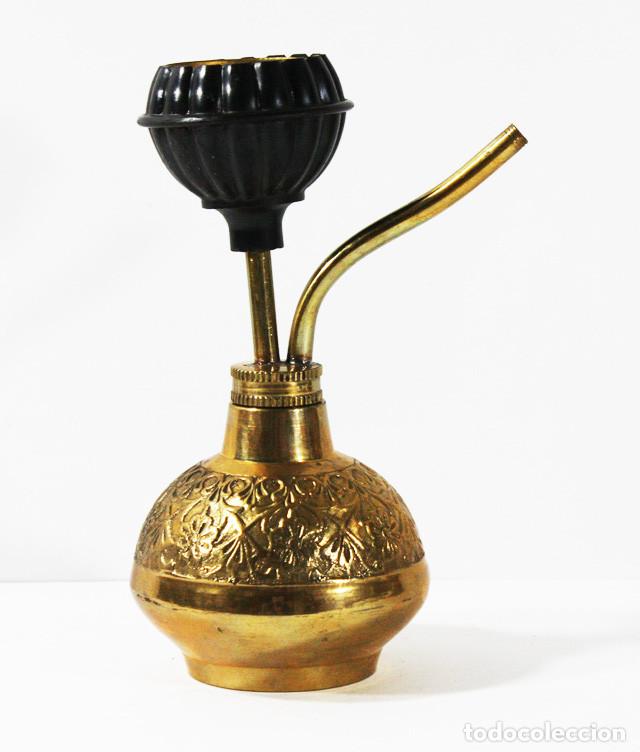 Coleccionismo: CACHIMBA DE BRONCE 16 CM ALTO - Foto 1