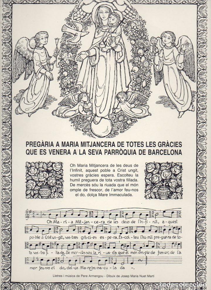 Sammelleidenschaft Papier: GOIGS A MARIA MIYJANCERA DE TOTES LES GR&Agrave;CIES DE BARCELONA (1987)