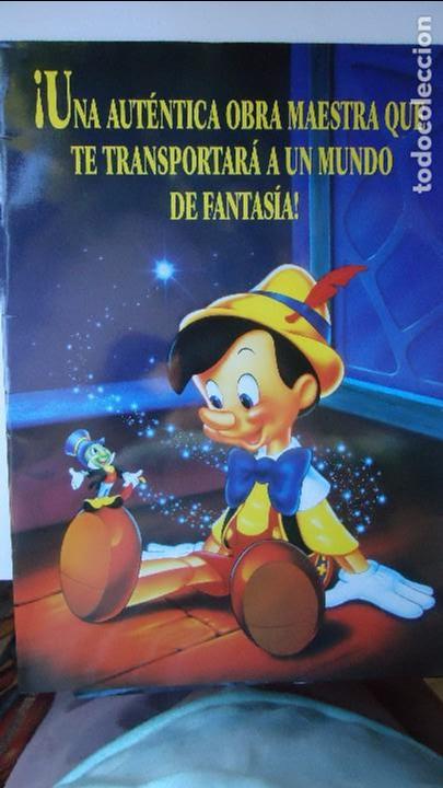 Coleccionismo: CAT&Aacute;LOGO DISNEY DE LA PEL&Iacute;CULA, PINOCHO, CON 8 PAGINAS A DOBLE CARA.. MEDIDAS. 24 X 34CTS.