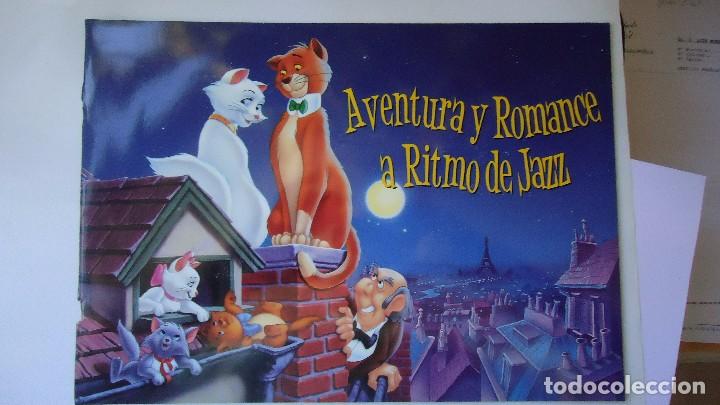 Coleccionismo: CAT&Aacute;LOGO DISNEY DE LA PEL&Iacute;CULA, LOS ARISTOGATOS. 7 P&Aacute;GINAS A DOBLE CARA MIDE 34X24CTS.VER DETALLES.