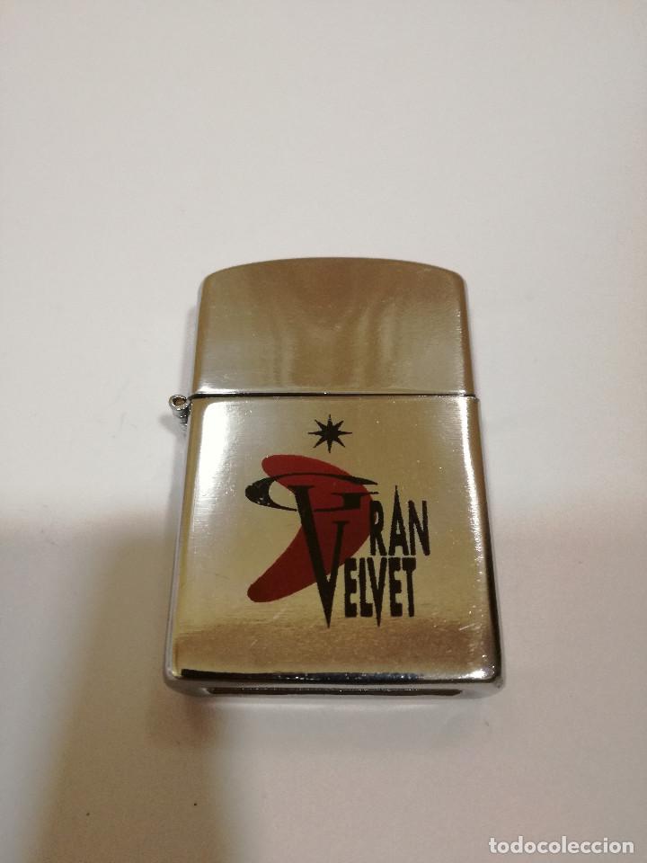 Coleccionismo: MECHERO / ENCENDEDOR TIPO ZIPPO - PUBLICIDAD DISCOTECA GRAN VELVET BARCELONA