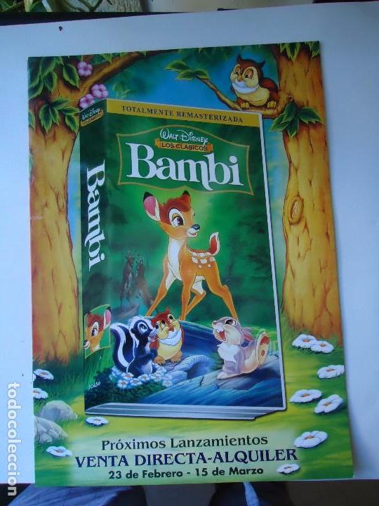 Coleccionismo: CAT&Aacute;LOGO DISNEY DE LA PEL&Iacute;CULA, BAMBI. CON 5 PAGINAS A DOBLE CARA. MEDIDAS: 21X30CTS.