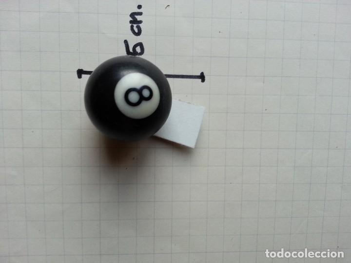 Coleccionismo: BOLA DE BILLAR - 8 - - Foto 2