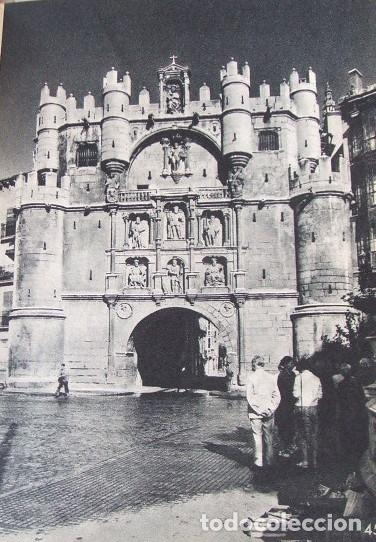 Collectionnisme: BURGOS ARCO DE SANTA MARIA LAMINA HUECOGRABADO A&Ntilde;OS 40
