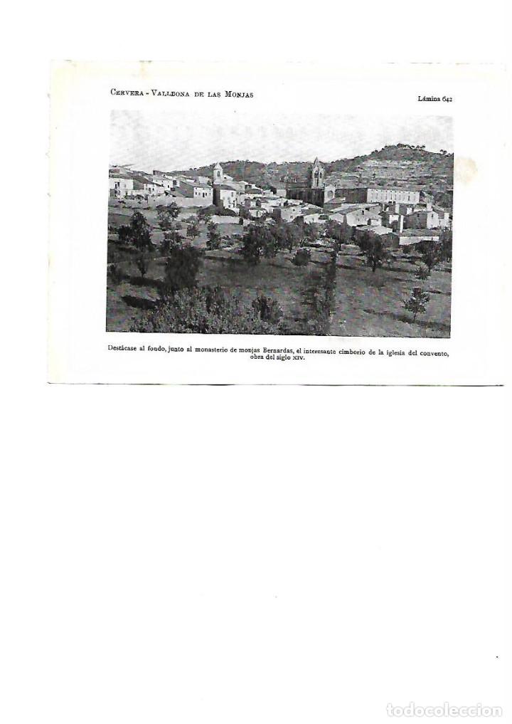 Coleccionismo: A&Ntilde;O 1922 VALLBONA DE LES MONGES CONVENTO MONASTERIO MONESTIR LAMINA FOTOGRAFICA TIPO POSTAL
