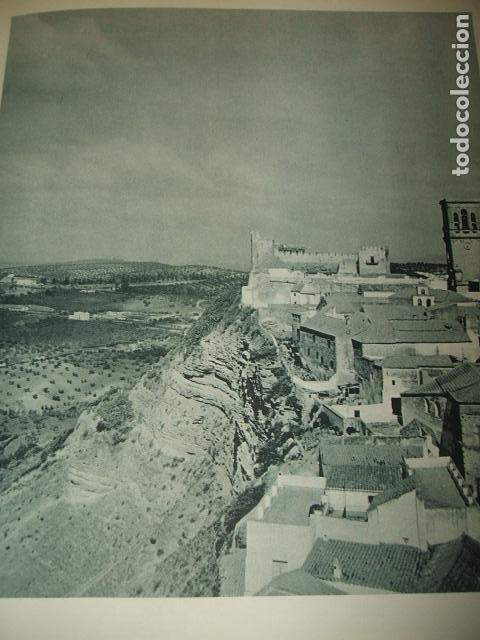 Coleccionismo: ARCOS DE LA FRONTERA CADIZ VISTA LAMINA HUECOGRABADO A&Ntilde;OS 40 17,5 X 23 CMTS