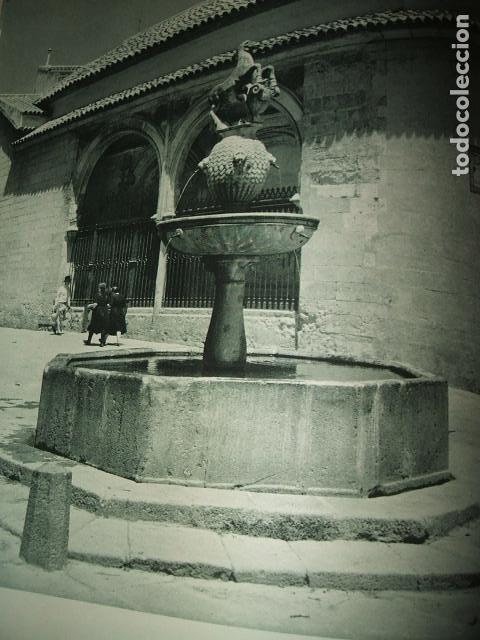 Coleccionismo: CORDOBA FUENTE DEL POTRO LAMINA HUECOGRABADO A&Ntilde;OS 40 16 X 21 CMTS