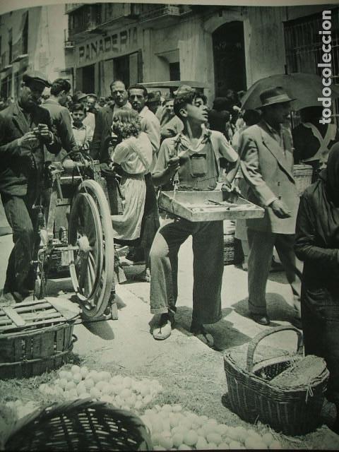 Coleccionismo: LORCA MURCIA DIA DE MERCADO LAMINA HUECOGRABADO A&Ntilde;OS 40 16 X 21 CMTS
