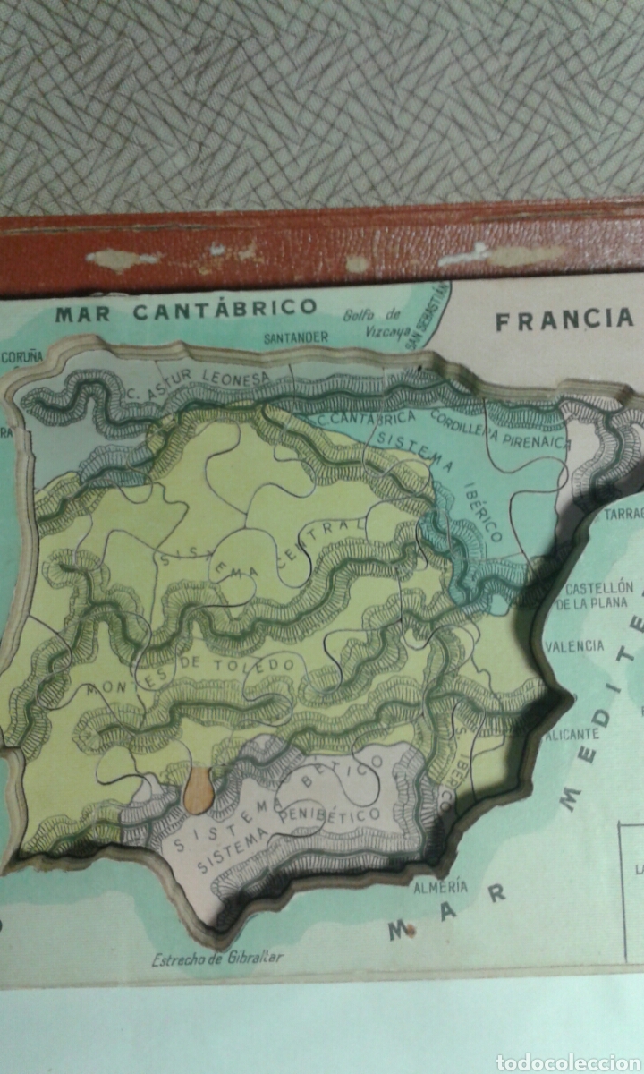 Puzzle Mapa Geografico De España Comprar En Todocoleccion 103975328