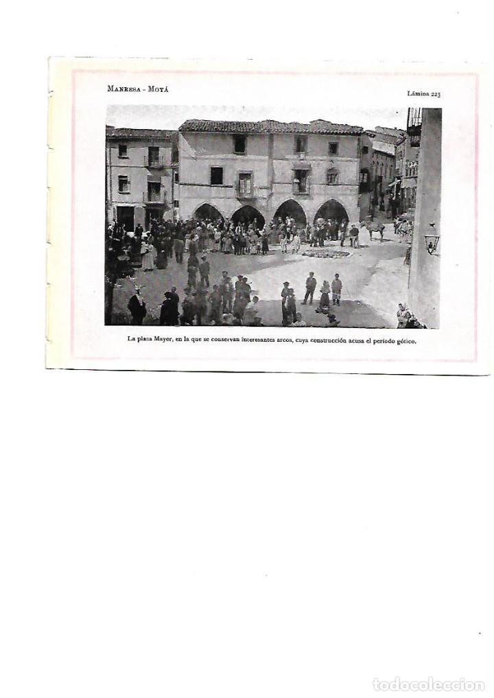 Colecionismo: A&Ntilde;O 1922 MOYA MOIA PLAZA MAYOR PLA&Ccedil;A MAJOR ARCO GOTICO LAMINA FOTOGRAFICA ANIMADA TIPO POSTAL