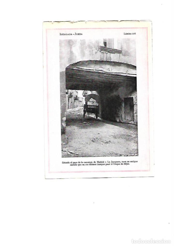 Colecionismo: A&Ntilde;O 1922 JORBA ANOIA IGUALADA CALLE ANTIGUA CARRUAJE CARRO LAMINA FOTOGRAFICA TIPO POSTAL