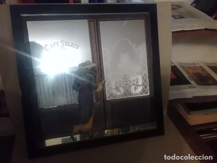 Coleccionismo: Espejo de publicidad vintage