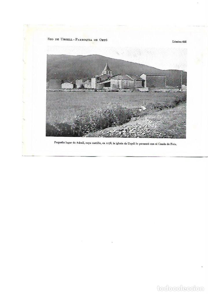 Collecting paper: A&Ntilde;O 1922 ADRALL RIBERA URGELLET ALT URGELL LAMINA FOTOGRAFICA TIPO POSTAL