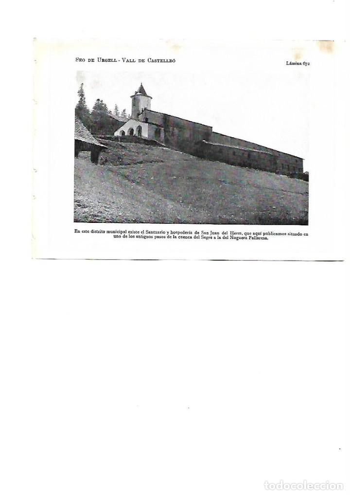 Coleccionismo: A&Ntilde;O 1922 SANT JOAN DE L'ERM DEL HERM ANTIGUO SANTUARIO DESAPARECIDO EN 1936 SANTUARI LAMINA POSTAL