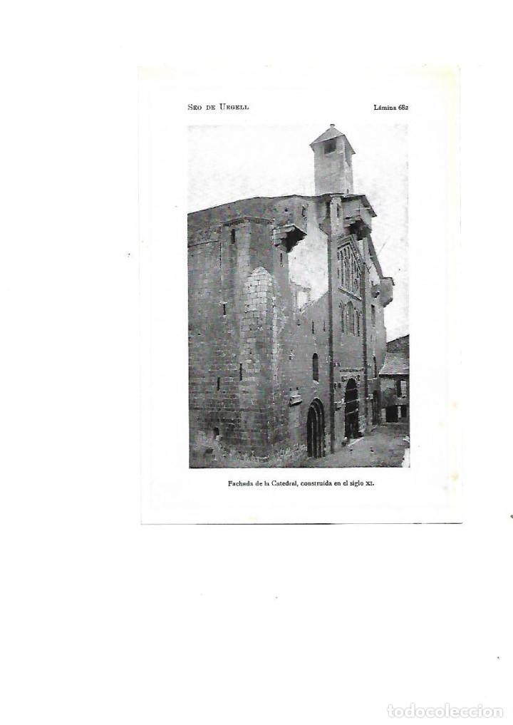 Coleccionismo: A&Ntilde;O 1922 LA SEU D'URGELL CATEDRAL FACHADA CLAUSTRO LAMINA FOTOGRAFICA TIPO POSTAL