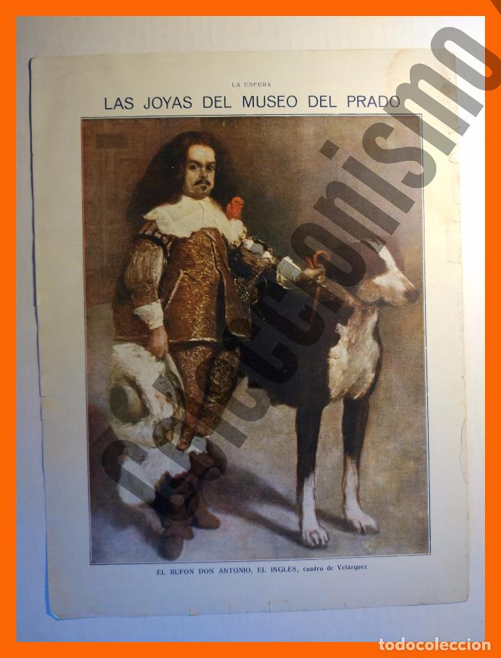 Coleccionismo: Joyas del Museo del Prado. El Buf&oacute;n Don Antonio. Velazquez - La Esfera n&ordm; 129 - 17 Junio 1916