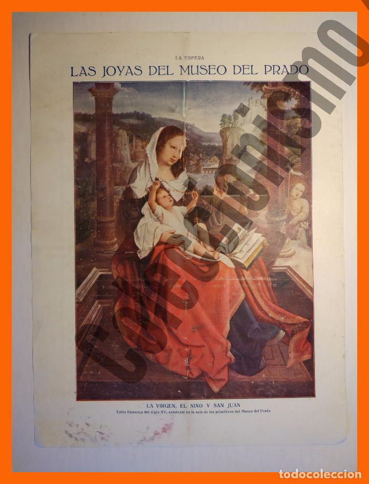 Coleccionismo: Joyas del Museo del Prado. La Virgen, el Ni&ntilde;o y San Juan - La Esfera n&ordm; 25 - 20 Junio 1914