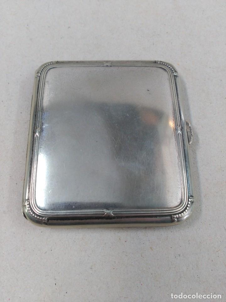 Coleccionismo: PITILLERA DE METAL PLATEADO - Foto 3