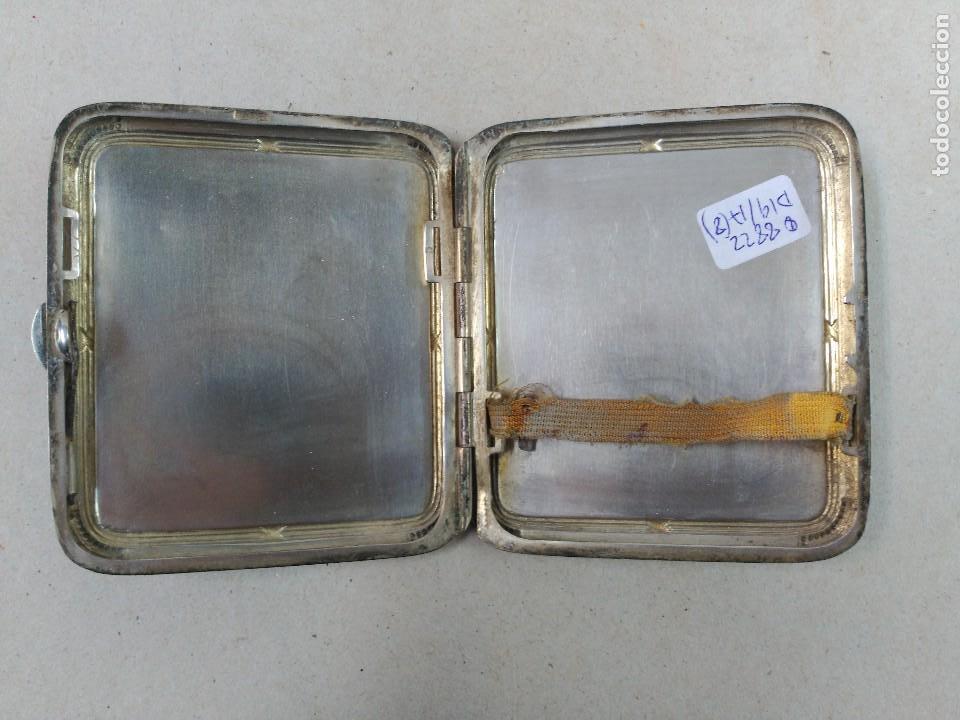 Coleccionismo: PITILLERA DE METAL PLATEADO - Foto 4