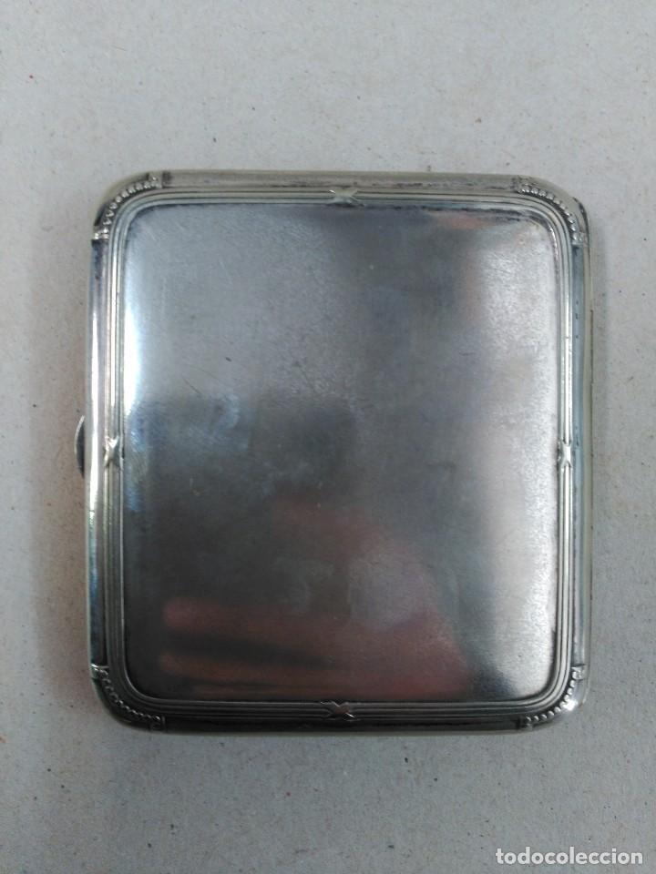 Coleccionismo: PITILLERA DE METAL PLATEADO - Foto 6