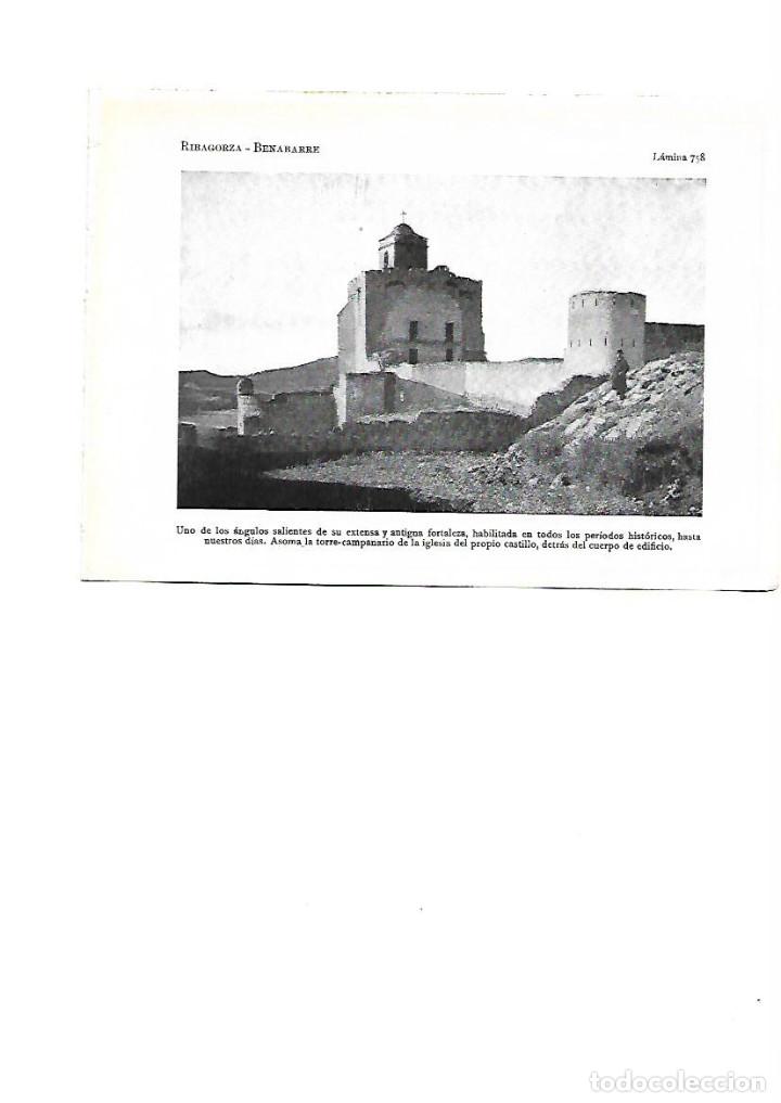 Colecionismo: A&Ntilde;O 1922 CASTILLO DE BENABARRE RIBAGORZA HUESCA FORTALEZA CASTELL TORRE CAMPANARIO FOTO POSTAL