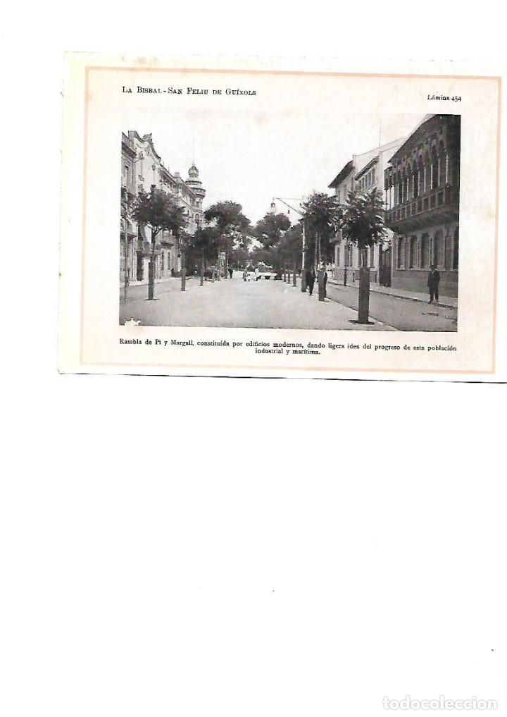 Coleccionismo: A&Ntilde;O 1922 SANT FELIU DE GUIXOLS RAMBLA DE PI I MARGALL EMPORDA GIRONA COSTA BRAVA LAMINA FOTO ANIMADA