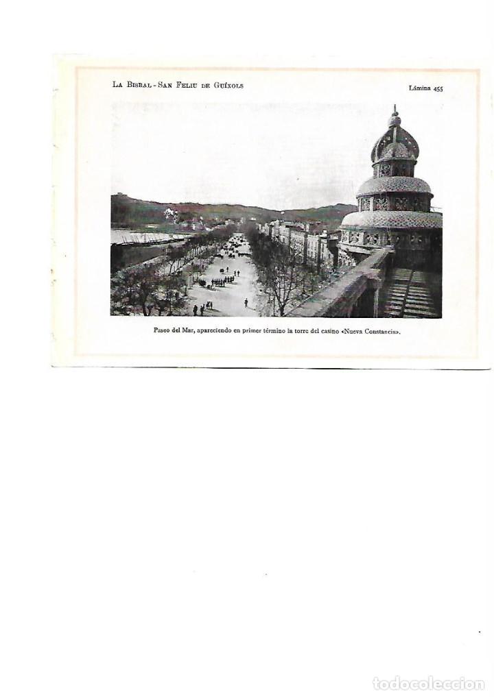 Coleccionismo: A&Ntilde;O 1922 SANT FELIU DE GUIXOLS PASSEIG PASEO DEL MAR MARITIM CASINO NUEVA CONSTANCIA LAMINA FOTO