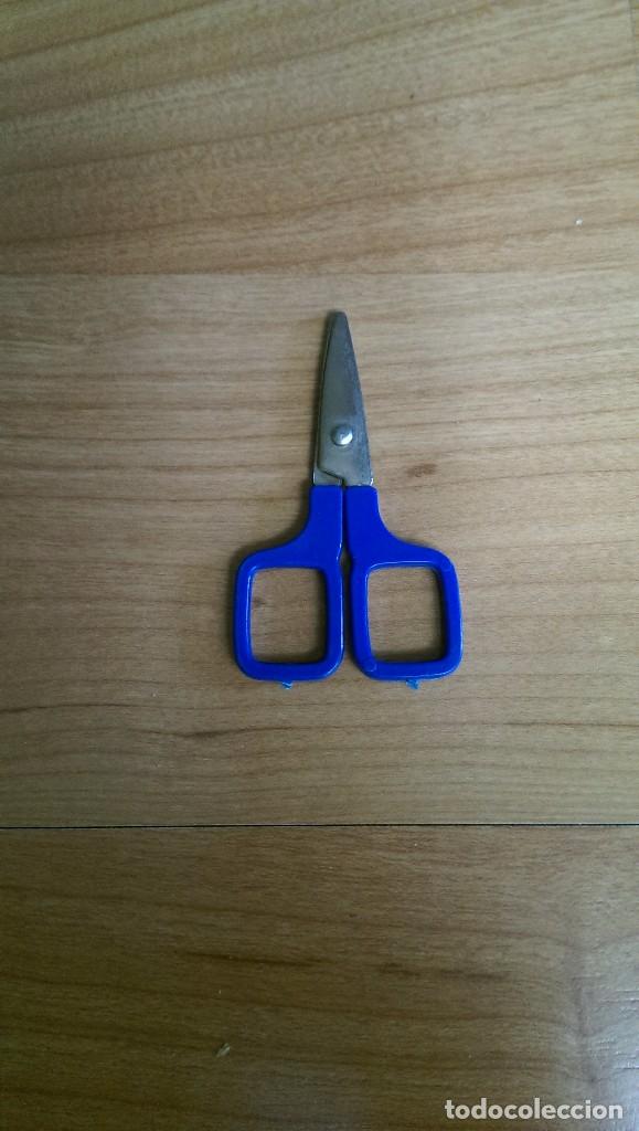 Colecionismo: TIJERAS PL&Aacute;STICO AZULES MINI